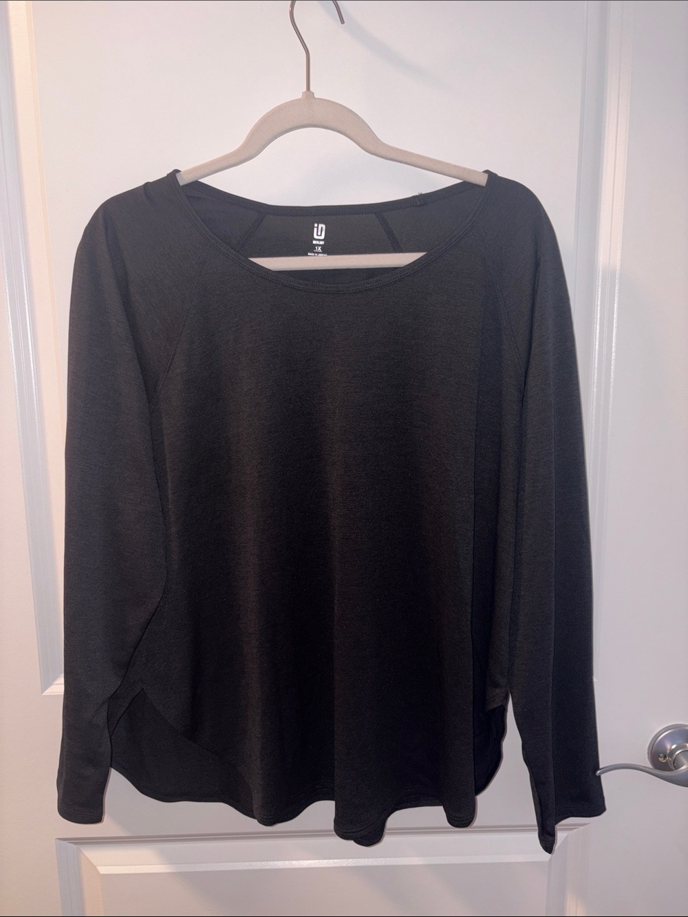 Ideology Black Women's Active Long-Sleeve Top